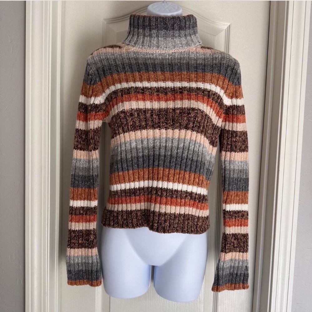 Next Era Multicolor Striped Turtleneck Sweater